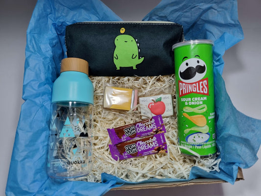 junior back to school gift box water bottle pencil bag 